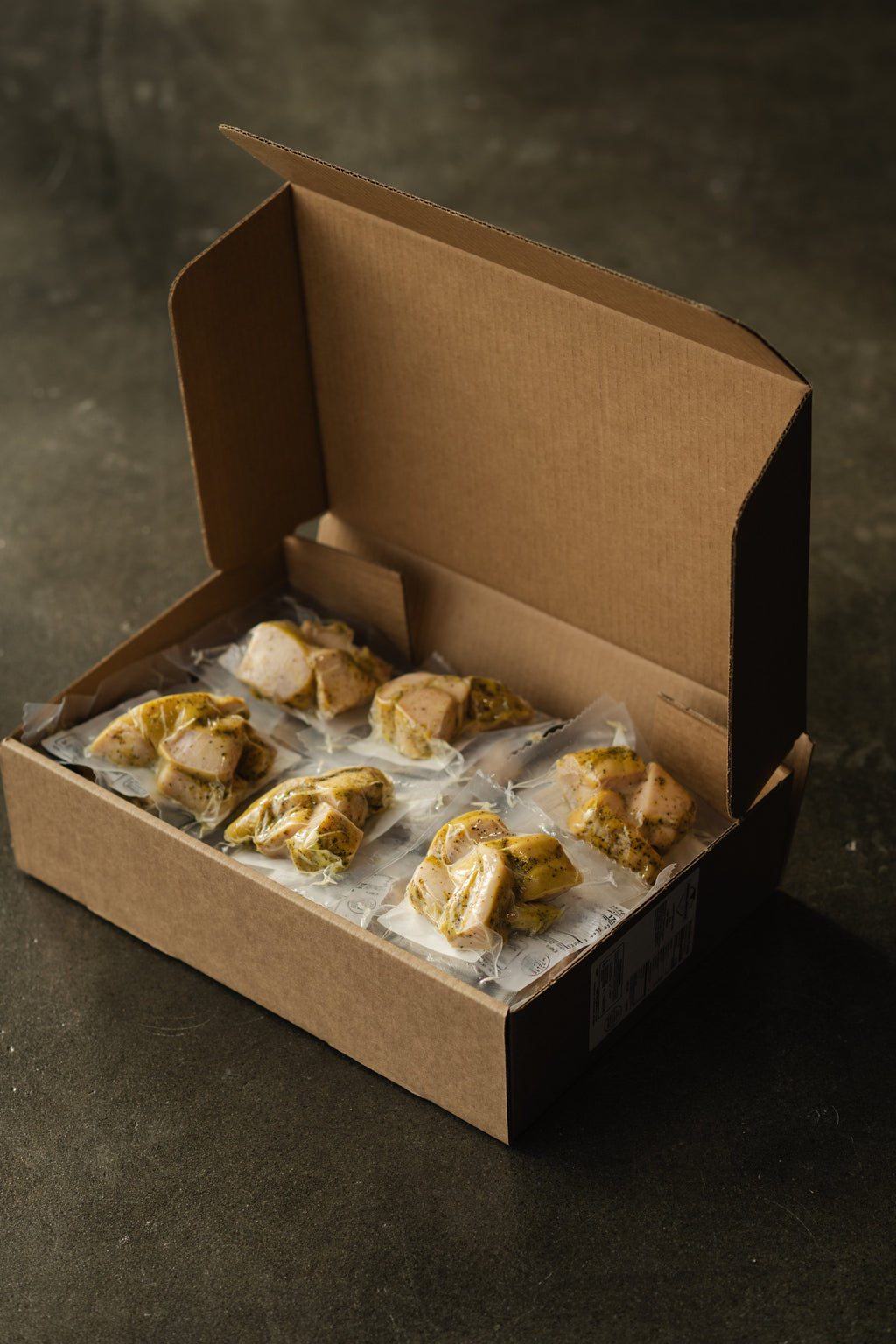 20 Pack - 6 oz Portions Lemon Pepper Chicken