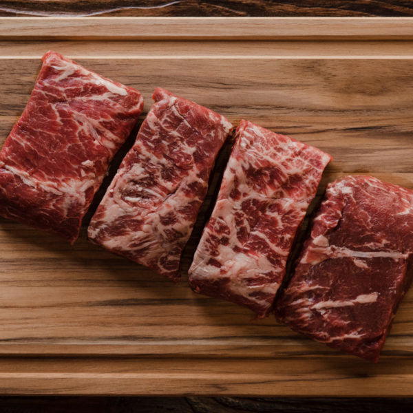 10 oz Flat Iron Steaks (16 Steaks, 10+ lb average)