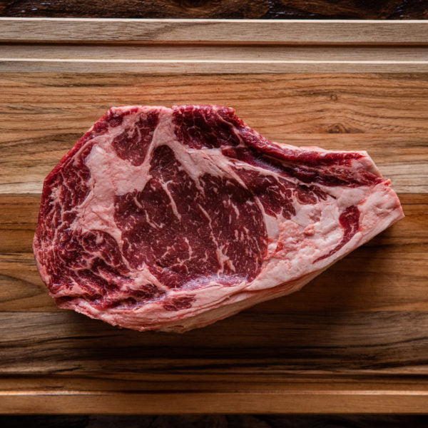 22.5+ oz Cowboy Cut Ribeye (7 steak box 9.8 lb average)